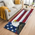 thumbnail image 1 of 4th of July Kitchen Runner Rug 2x6 Washable Runners for Hallway Non Slip Independence Day American Flag Eagle Blue Red Large Area Rug Indoor Floor Carpet for Bathroom Laundry Entryway Bedroom, 1 of 8