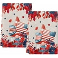 thumbnail image 1 of 4th of July Kitchen Towels Set of 2 Gnome American Flag Patriotic Dish Towels and Dishcloths Sets Decorative Tea Towel Memorial Liberty Independence Day Absorbent Hand Towels for Kitchen Bathroom, 1 of 6