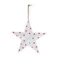 thumbnail image 1 of 4th of July Metal Barn Star Wall Decor – Americana Flag Design, Distressed Rustic Finish, Easy Hanging, Patriotic Decoration for Independence Day, Home Walls, Garden, Yard Display,C, 1 of 5