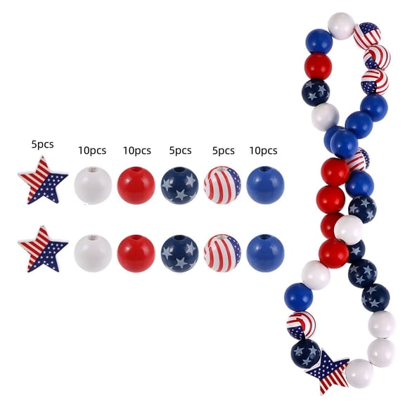 4th of July All in One Patriotic DIY Craft Kit Holiday Party Supplies, Independence Day Tableware Bunting Balloons Decor Set, Fun Kid Friendly Festive Decor for Gathering Family Activity