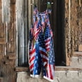 thumbnail image 1 of 4th of July Overalls Women Overalls for Women Loose Fit Women Overalls Womens Jumpsuit Women's Independence Day Print Sleeveless Pocket Casual Bib Jumpsuit Jumpsuit, 1 of 5