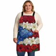 4th of July Oversized Apron for Women Men, Puerto Rico Flag ...