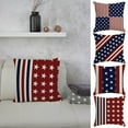 thumbnail image 1 of 4th of July PALIFEUR Pillow Covers, 18 x 18 Inch Indeoendence Day Throw Pillow Covers, Patriots Pillow Cover for Sofa Bedroom Coffice, American Flag Decorative Pillow Case, 1 of 6