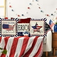 thumbnail image 1 of 4th of July PALIFEUR Pillow Covers, 18 x 18 Inch Patriots Linen Pillow Case, Indeoendence Day Throw Pillow Covers for Sofa Bedroom Coffice, Flag Decorative Pillow Cover, 1 of 7