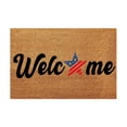 thumbnail image 1 of 4th of July Party Decorations for Outside 4th of July Rug Front Door Army Veteran Mat Checkered Flag Rug Outdoor Welcome Mats for Front Door Summer Patriotic Outdoor Mat Graduation Gifts Clearance, 1 of 5