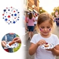 thumbnail image 1 of 4th of July Party Supplies Patriotic Disposable Paper Plates Independence Day Dinner Plates Red White Blue Stars Stripes Food Serving Tray for USA 250th Anniversary BBQ Picnic Tableware 24Pcs, 1 of 8