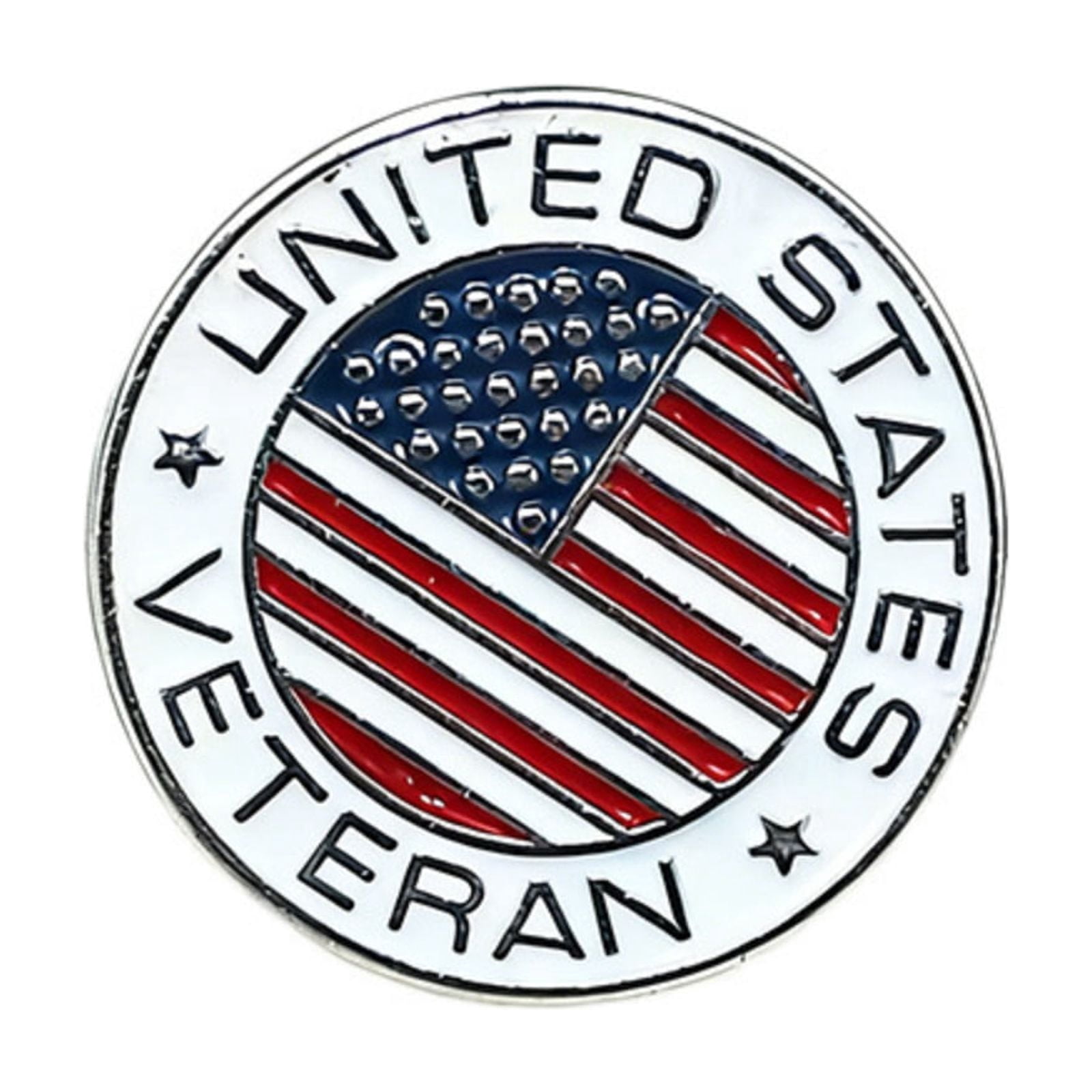 4th of July Patriotic Metal Brooch, Independence Day Red White and Blue Stars and Stripes Pin, Unisex American Theme Commemorative Badge for Adult Holiday Party and Event Decoration