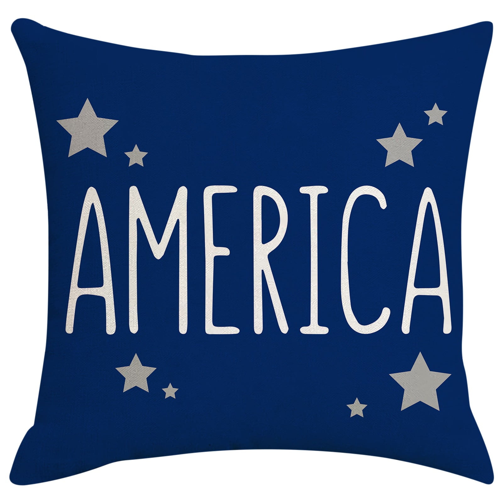 4th of July Patriotic Pillow Covers, Independence Day Stars Gnomes Truck Decorative Throw Pillow