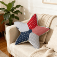 thumbnail image 1 of 4th of July Patriotic Star Pillow, Soft Plush USA Star Themed Sleep Pillow with Patriotic Print, Comfortable Independence Day Decor for Home Sofa Bed Couch Bedroom Use, 1 of 7
