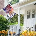 thumbnail image 1 of 4th of July Patriotic Welcome Garden Flag America Memorial Day Red White Star USA Flags Outside Decoration US Eagle Flag Outdoor Yard Small Flag Double Sided 12x18 Inches,Garden Flag, 1 of 6