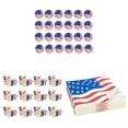 thumbnail image 1 of 4th Of July Plates and Napkins Sets Patriotic Dinnerware Tableware for BBQ, USA Flag Disposable Table Decor Independence Day Party Decorations Serve 24, 1 of 9
