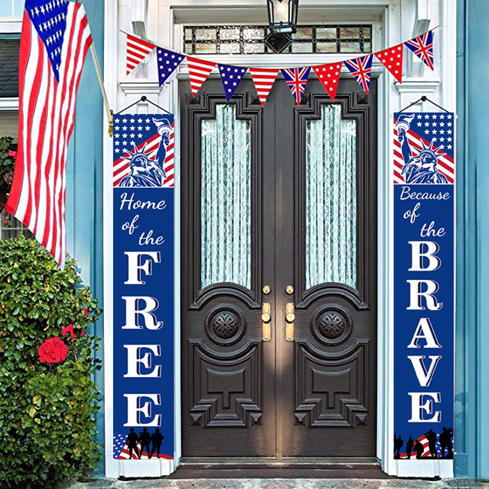 4th of July Porch Sign Patriotic Door Decoration, Fourth of July ...