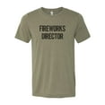 thumbnail image 1 of "4th Of July Shirt, Fireworks Director, Sublimation T, Firework Tee, Unisex T, Fireworks, Independence Day, American Shirt, Labor Day Shirt, Heather Olive, MEDIUM", 1 of 1