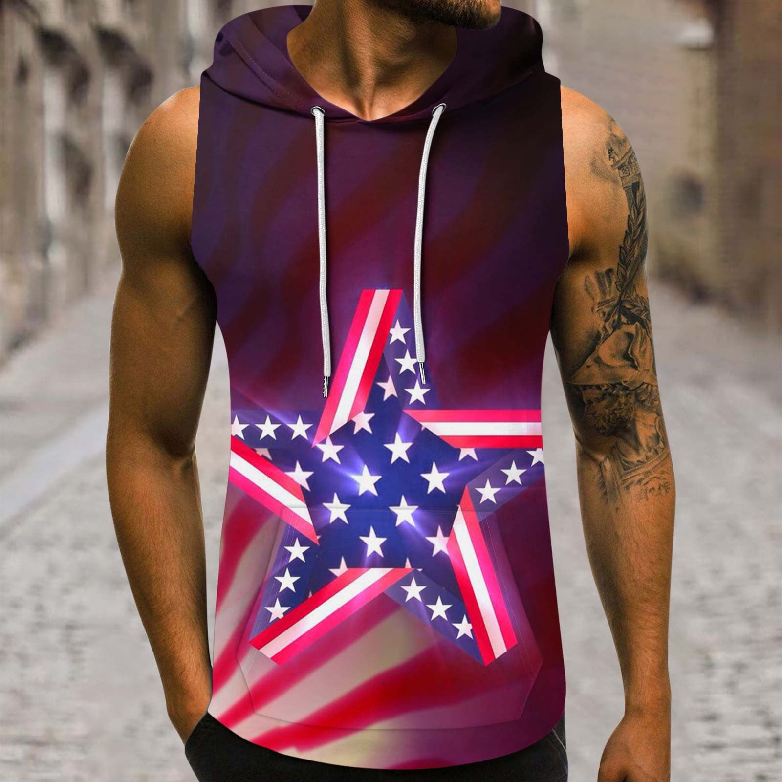 4th of July Shirts for Men, Summer Savings Clearance MIANHT Men's ...
