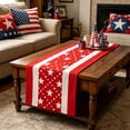 4th of July Star Patriotic Table Runner - Decorative Red White Blue ...