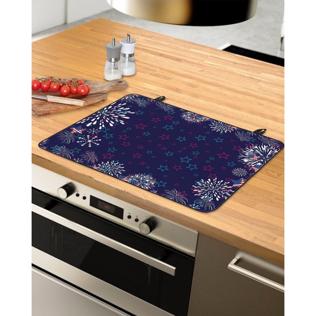 4th of July Stove Top Covers for Electric Stove, Heat Insulation
