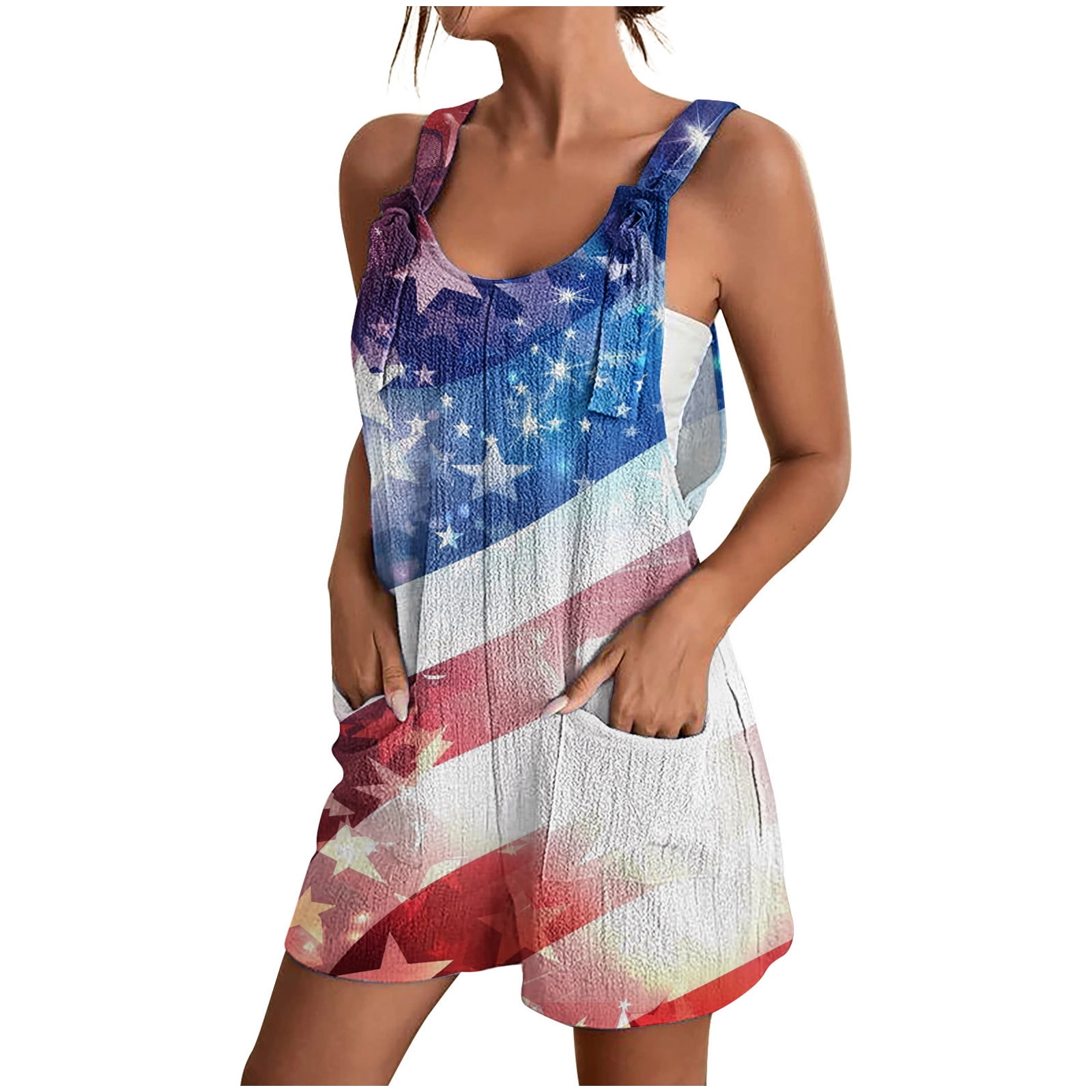 4th of July Summer Savings Clearance! LADIGASU Short Jumpsuits for ...