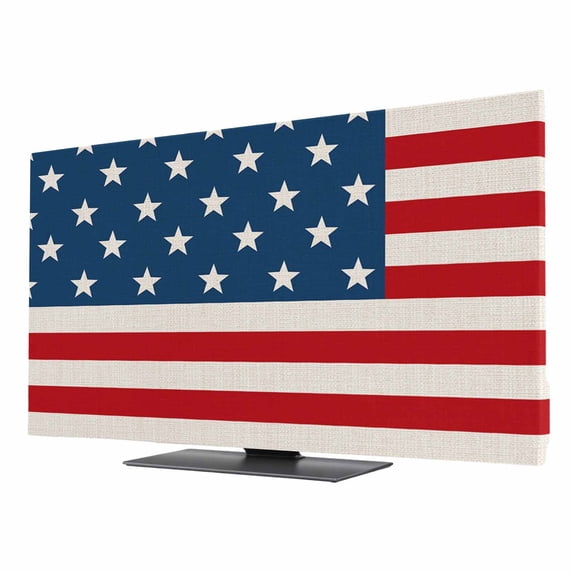 4th of July TV Cover for 43 Inch Screen, Stretch Fabric Dustproof TV ...