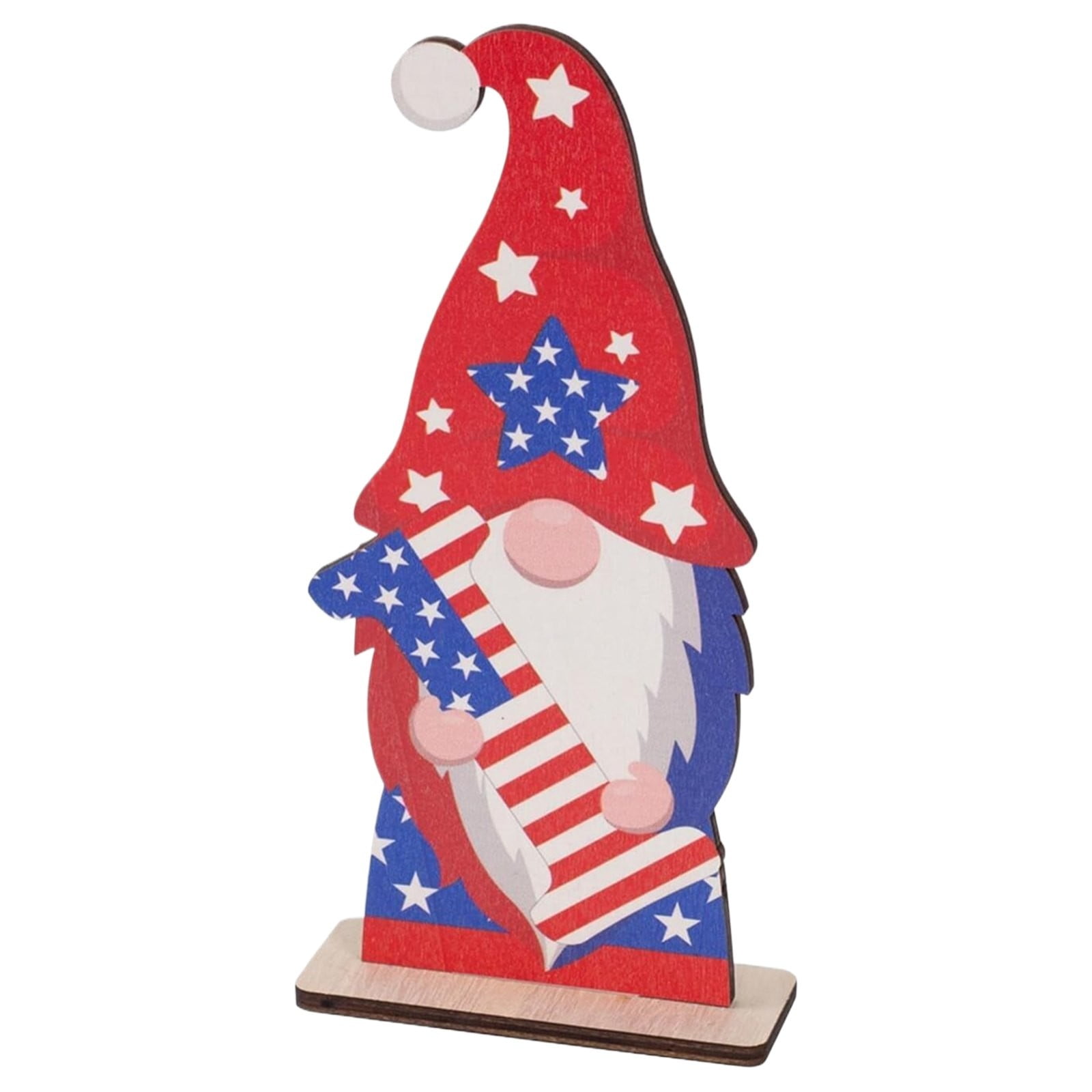 4th Of July Table Decorations Memorial Day Centerpiece Rectangular Wood ...