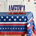 thumbnail image 1 of 4th of July Table Decorations Patriotic Glitter Red White and Blue Tabletop Sign for Independence Day Party Home Tabletop Display American Flag Themed Ornament, 1 of 6