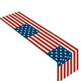 thumbnail image 1 of 4th of July Table Runner Decoration,Patriotic Table Runner for Fourth of July,Independence Day,Memorial Day,USA Flag Stars Pattern Table Cover for Home Fireplace Party Supplies, 1 of 8