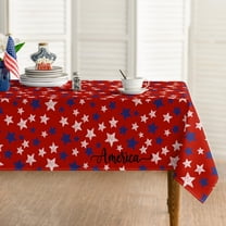 Partiotic Table Easter Tablecloth 60×104 Inch Rectangular, Yellow Buffalo Plaid ...