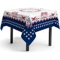thumbnail image 1 of 4th of July Tablecloth American Flag and Star Table Cloths 60x60 Inch, Red, White and Blue Patriotic Tablecloths for Dining, Kitchen, Picnic and Patio-Square, 1 of 3