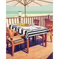 thumbnail image 1 of 4th of July Tablecloth with Umbrella Hole and Zipper American Flag Round Outdoor Tablecloths 60 Inch Outside Table Cloths Stars Red Stripes Patio Table Cloth Cover for Independence Day Garden Decor, 1 of 5