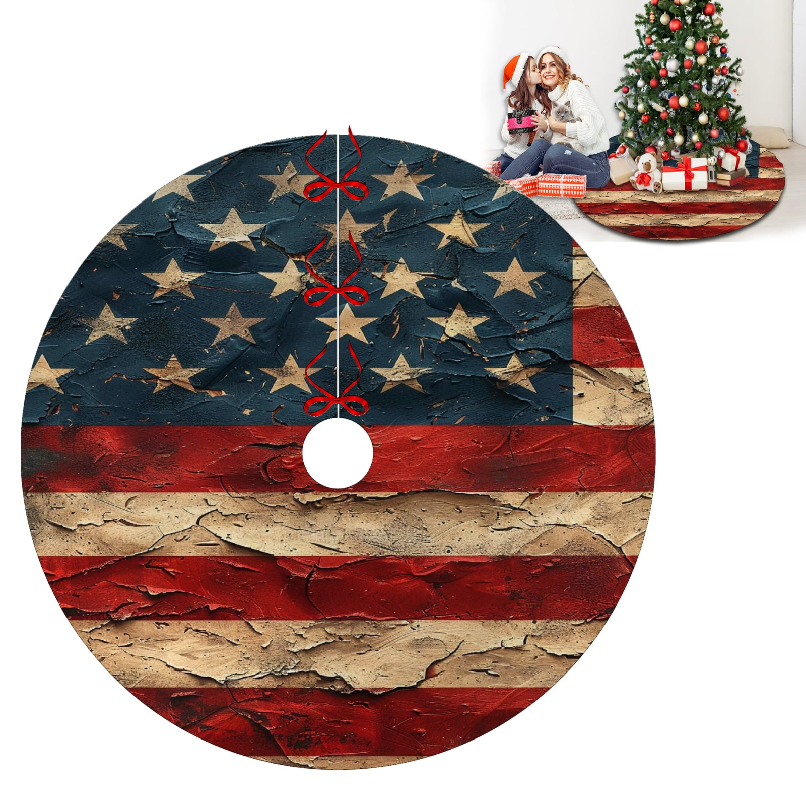 fourth of july tree decorations