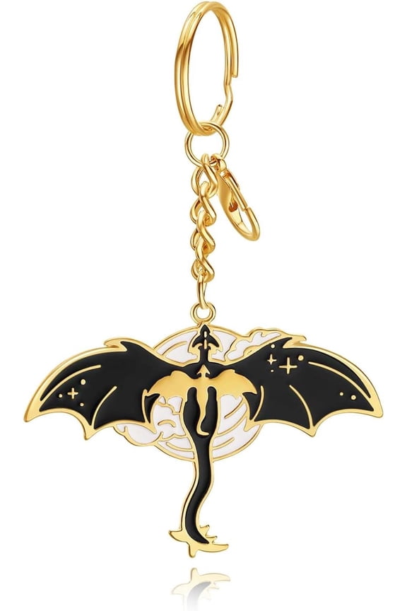 4th Merch Keychain Merchandise Dragon Wing Key Chain Accessories Book Lovers Gifts