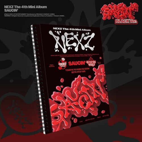 Nexz - The 4th Mini Album SAUCIN' [BLACK VER.] - Music & Performance - CD