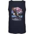thumbnail image 1 of 4th Of July American Flag Bald Eagle Mens Tank Top, 1 of 1