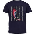 thumbnail image 1 of 4th Of July American Road To Victory Eagle Fight Mens T Shirt Navy 3X-LG, 1 of 1