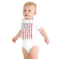 thumbnail image 1 of 4th Of July Baby short sleeve one piece (White, 3-6m), 1 of 1