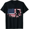 thumbnail image 1 of 4th Of July Bigfoot Sasquatch USA American Flag Boys Men T-Shirt, 1 of 4