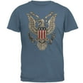thumbnail image 1 of 4th Of July Born Free American Eagle Mens T Shirt Indigo Blue 2XL, 1 of 1
