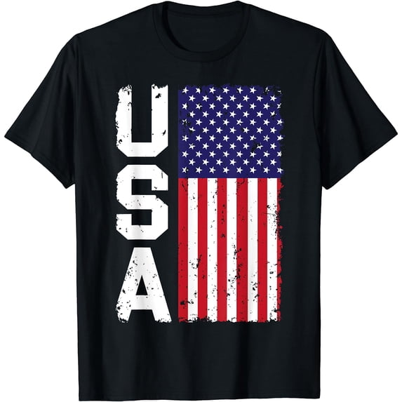 4th Of July Celebration Independence Freedom America Vintage T-Shirt Black 4X-Large