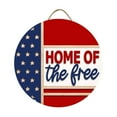4th Of July Cow Door Hanger Independence Day Welcome Door Sign Cow Head ...