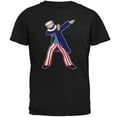 thumbnail image 1 of 4th Of July Dabbing Uncle Sam Mens T Shirt Black 2XL, 1 of 1
