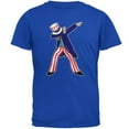 thumbnail image 1 of 4th Of July Dabbing Uncle Sam Mens T Shirt Royal 3X-LG, 1 of 1