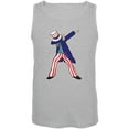 thumbnail image 1 of 4th Of July Dabbing Uncle Sam Mens Tank Top Heather SM, 1 of 1