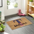 thumbnail image 1 of 4th Of July Door Mat Patriotic Doormat Entryway Rug Welcome Independence Day Doormat Stain And Fad Patriotic Decor Welcome Outdoor Mat, 1 of 6