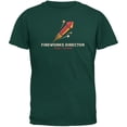 thumbnail image 1 of 4th Of July Fireworks Director Forest Green Adult T-Shirt - Medium, 1 of 1