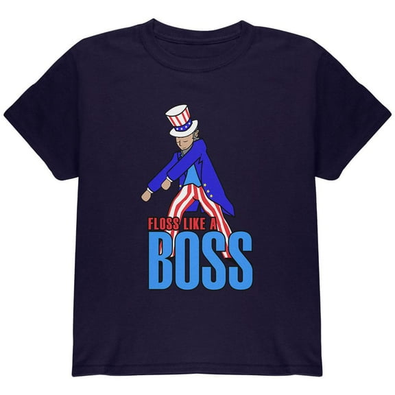 4th Of July Flossing Uncle Sam Dance Patriot Youth T Shirt