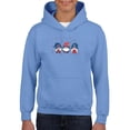 thumbnail image 1 of 4th Of July Gnomes Hoodie Juniors -Image by Shutterstock,  Medium, 1 of 4