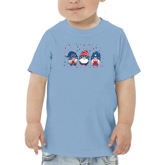 4th Of July Gnomes T-Shirt Toddler -Image by Shutterstock, 4 Toddler