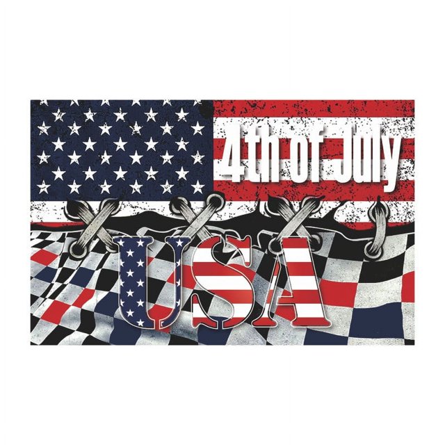 4th Of July Happy Independence Day Holiday Party Banner Patriotic Decor