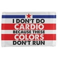 thumbnail image 1 of 4th Of July I Don't Do Cardio All Over Sport Towel, 1 of 1