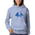 thumbnail image 1 of 4th Of July Independence Day. Hoodie Women -Image by Shutterstock, Female 5X-Large, 1 of 4