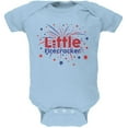 thumbnail image 1 of 4th Of July Little Firecracker Light Blue Soft Baby One Piece - 12-18 months, 1 of 1